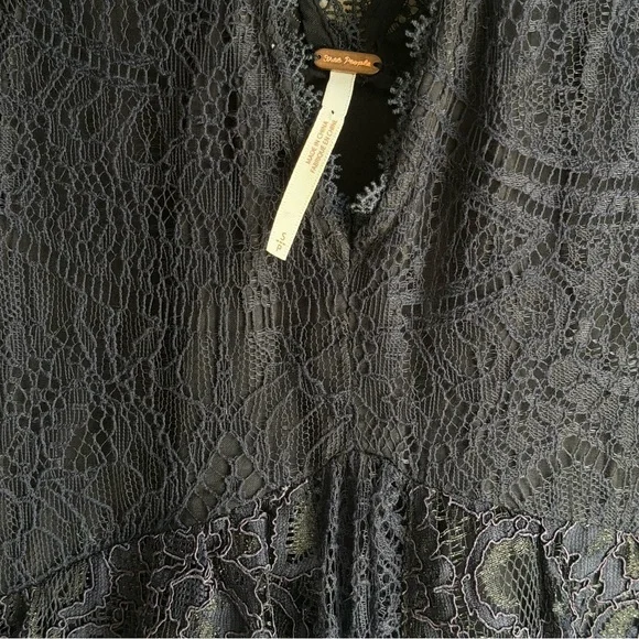 Free People Black Lace Dress - Picture 6 of 6